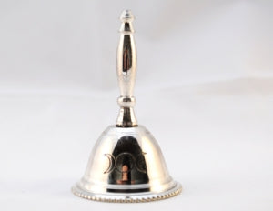 Triple Moon Silver Plated Altar Bell