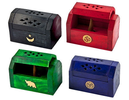 Color Mini Coffin Box Burner