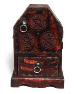 Pentagram Wooden Cupboard