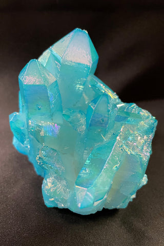Aqua Aura Quartz Cluster