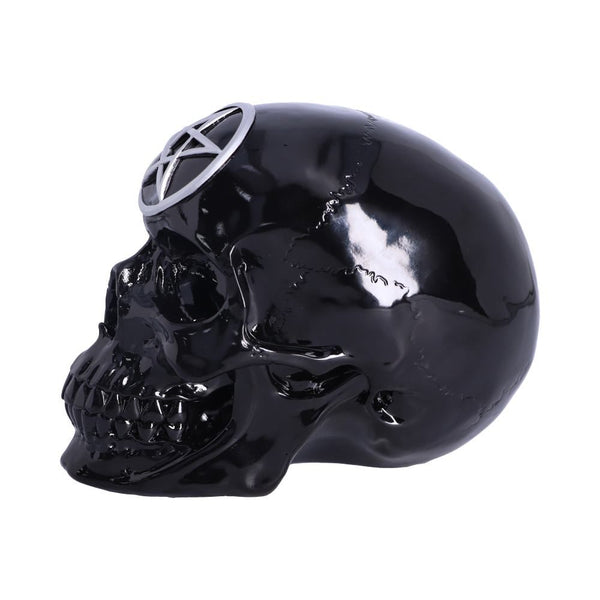 Black Pentacle Magic Skull