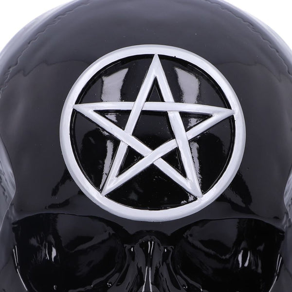 Black Pentacle Magic Skull