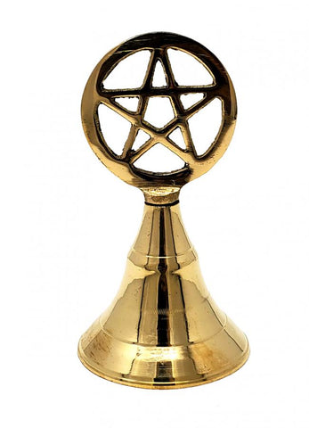 Pentagram Brass Bell
