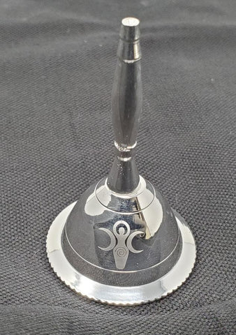 Goddess of Earth Silver Plated Altar Bell
