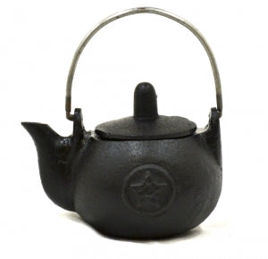 Pentacle Cast Iron Kettle look Cauldron