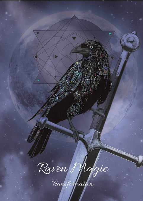 Raven Magic Card For Transformation Greeting Card – Just Witchy's