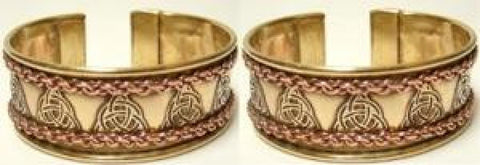Triquetra Copper Bracelet