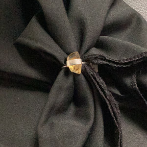 Citrine Rough Ring