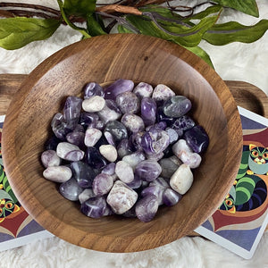 Chevron Amethyst Tumbled