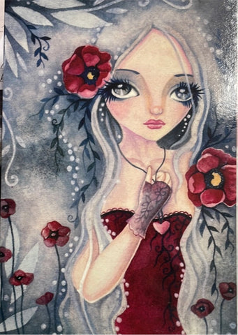 Rose Fairy Valentines Day Card