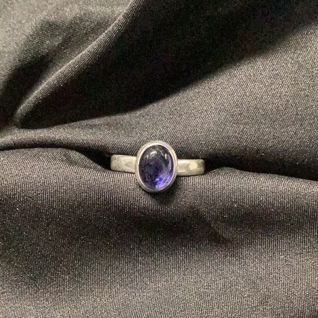 Iolite Oval Ring