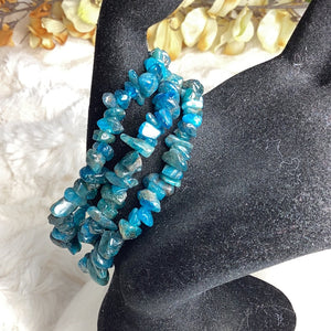 Apatite Blue Chip Bracelets