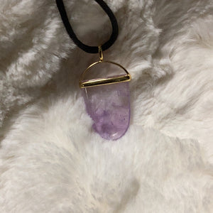 Amethyst Tongue with Gold cap