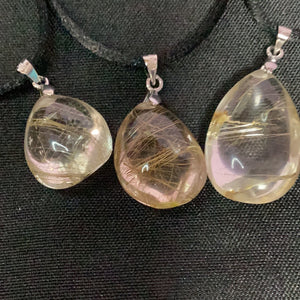 Rutilated Quartz Pendant