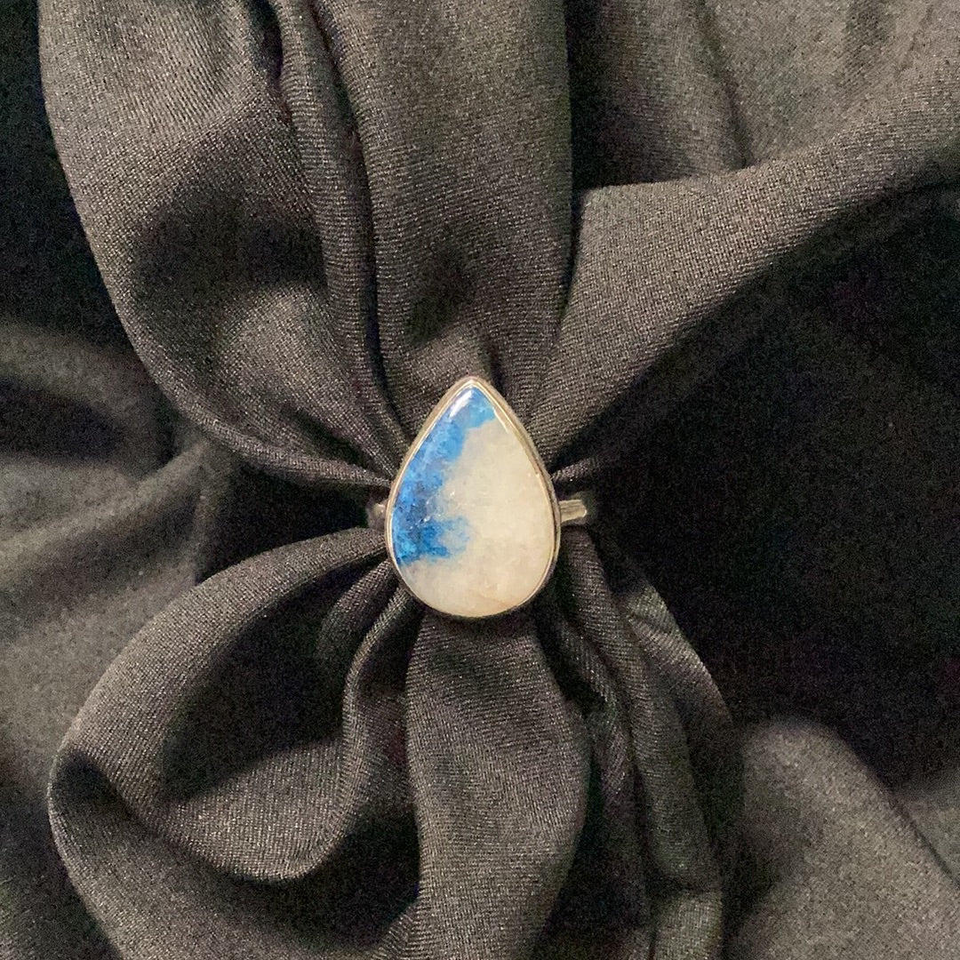 Shattuckite Sterling Silver Ring