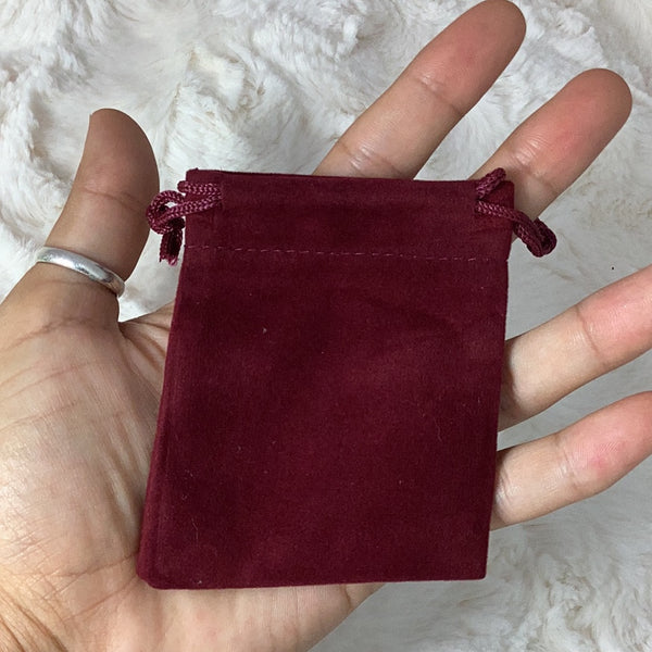 Velveteen Organza Bag  Small