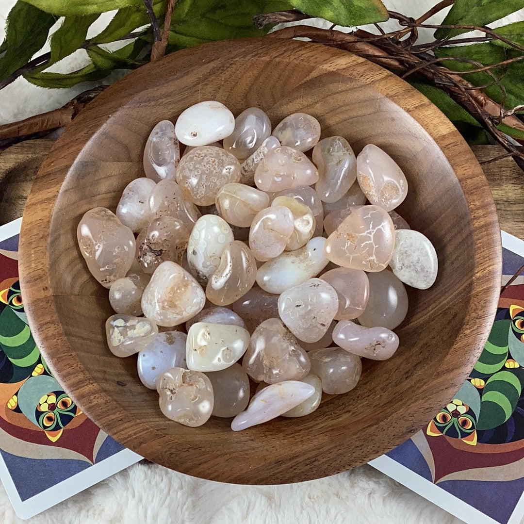 Pink Chalcedony Tumbled