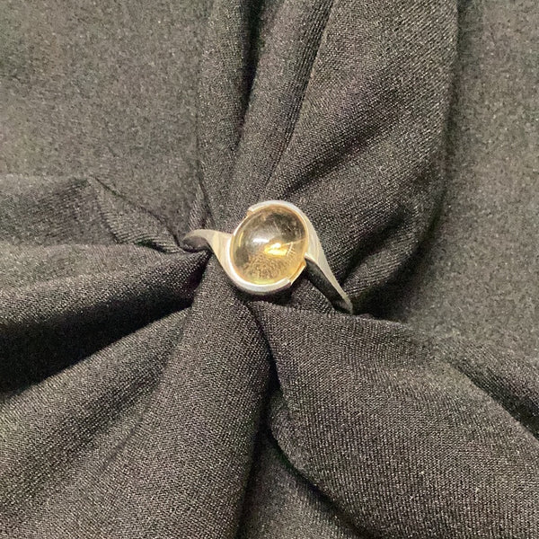 Citrine Oval Ring