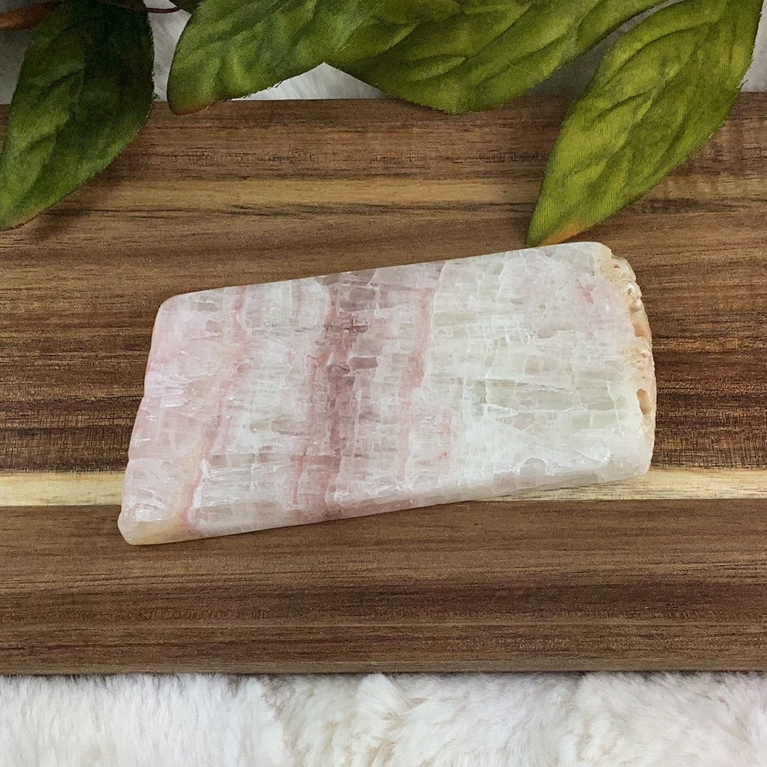 Watermelon Calcite Slab