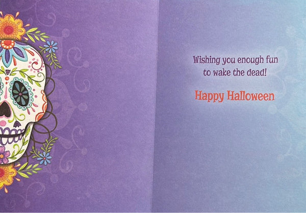 Halloween Card Sugar Skull