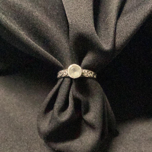 Prehnite Round Ring