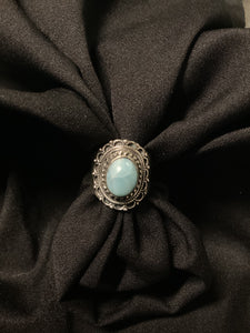 Larimar Oval Ring