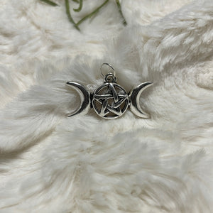 PPH Triple Moon with Pentacle Pendant