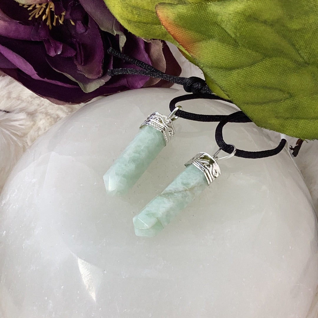 Amazonite Pencil Pendant