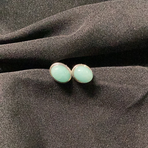 Amazonite Earring Sterling Silver