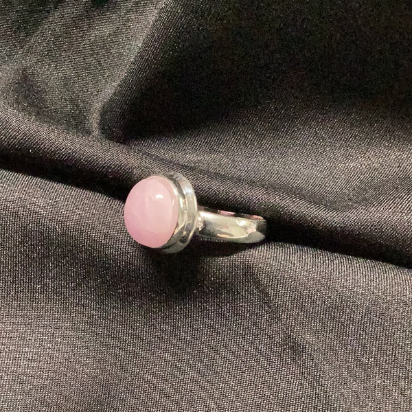 Kunzite Round Ring