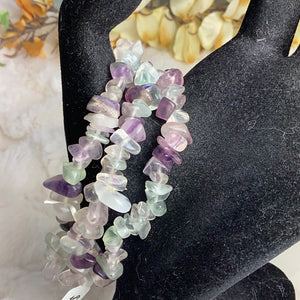 Fluorite Chip Bracelets