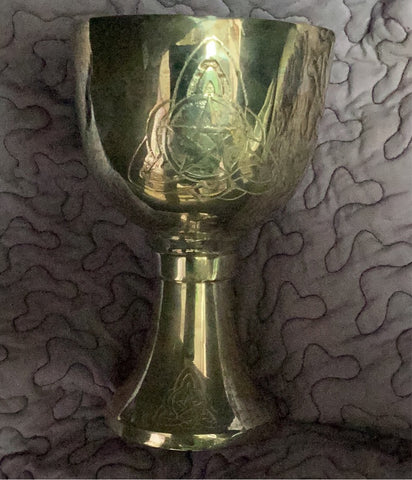 Pentagram in Triquetra Chalice