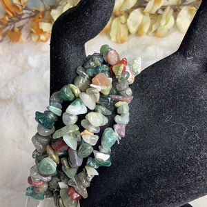 Fancy Jasper Chip Bracelets