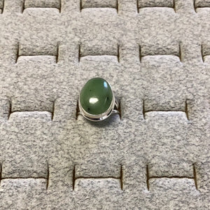 Jade Nephrite Circle Ring