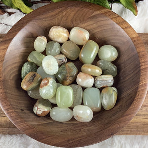 Marble Onyx Green Tumbled