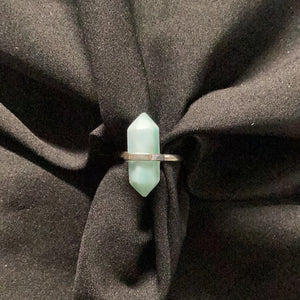 Larimar Ring Double Terminated