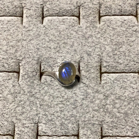 Labradorite Oval Ring