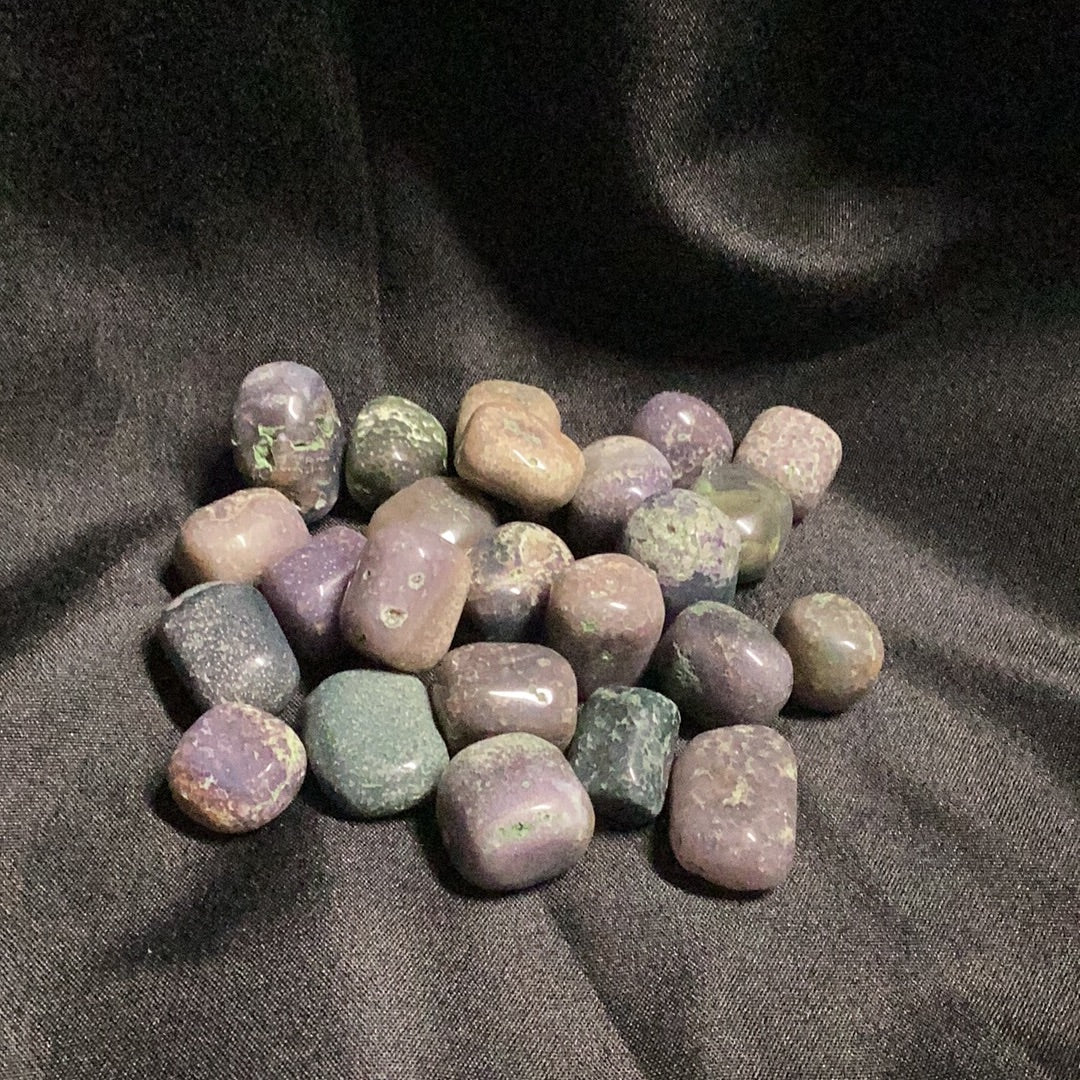 Grape Agate Tumbled Stone