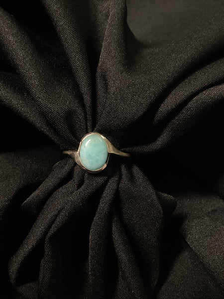 Larimar Oval Ring