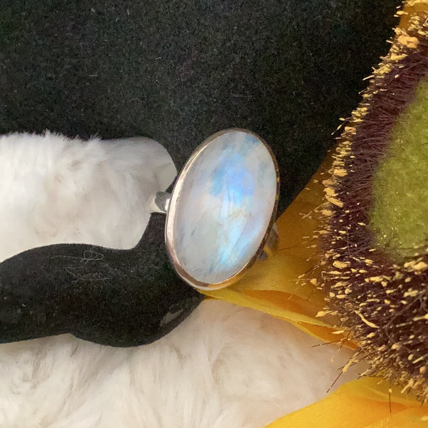 Moonstone Ring Large Oval