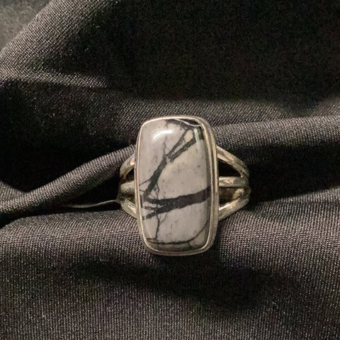 Picasso Jasper Rectangle Ring