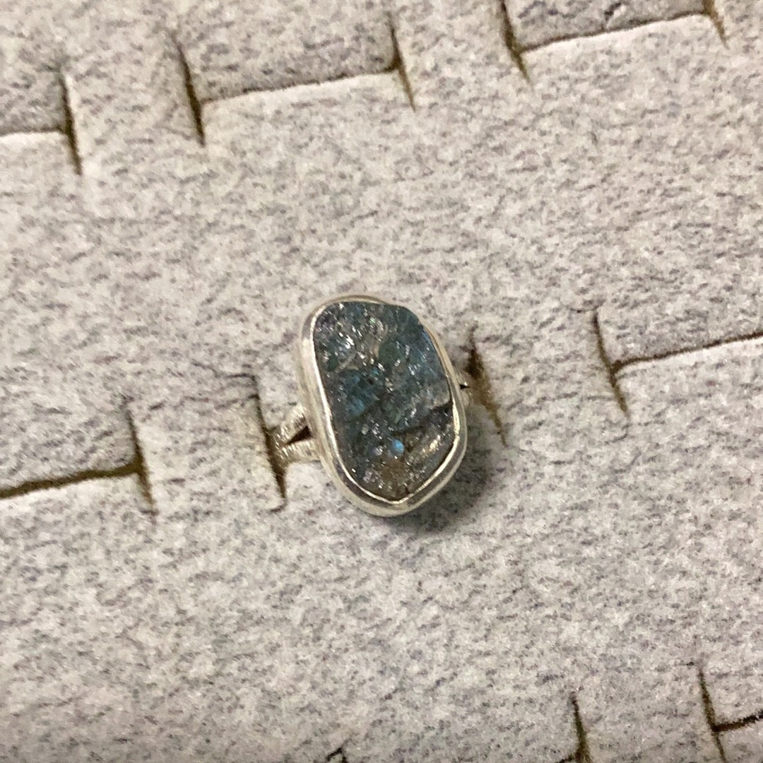 Labradorite Freeform Ring