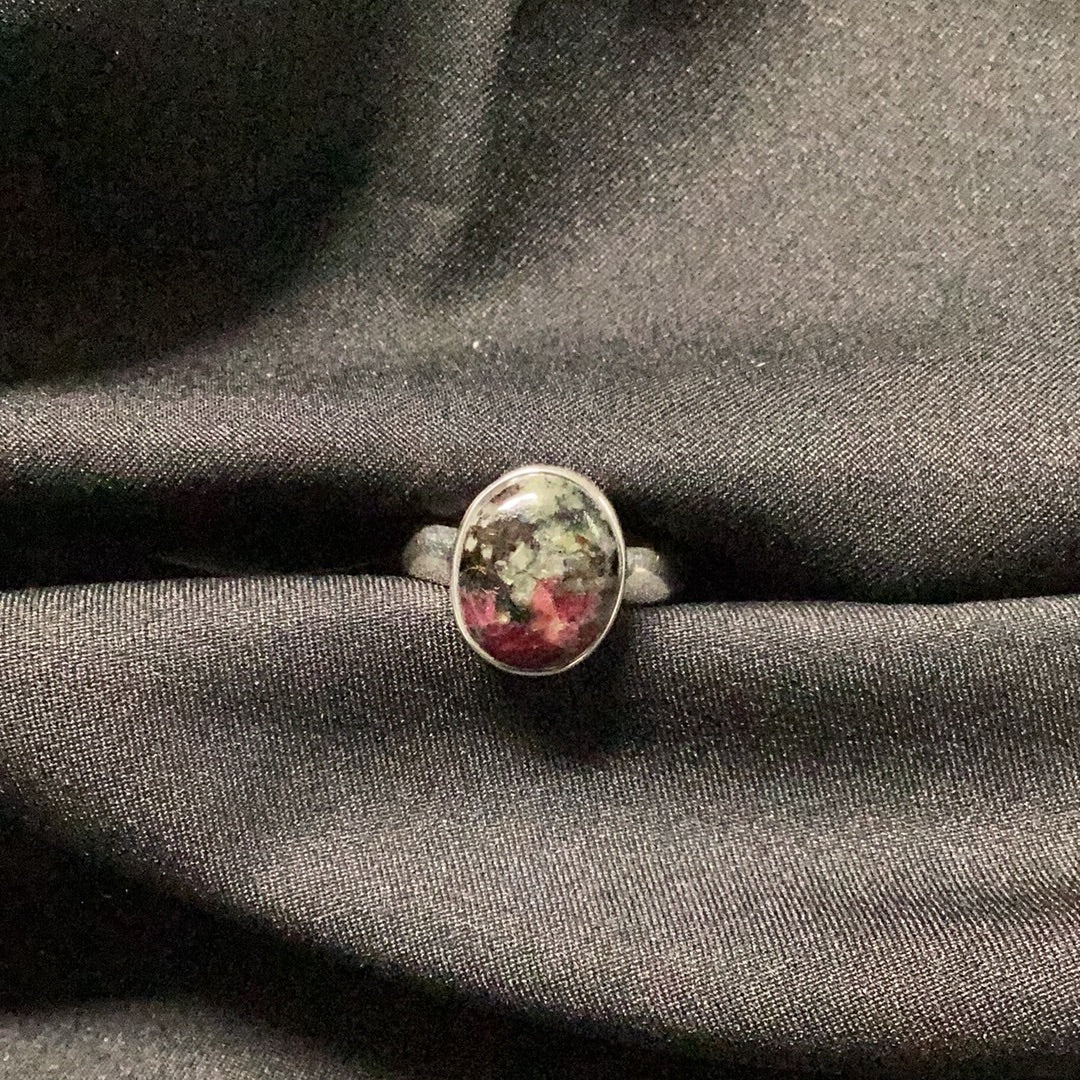 Eudialyte Oval Ring