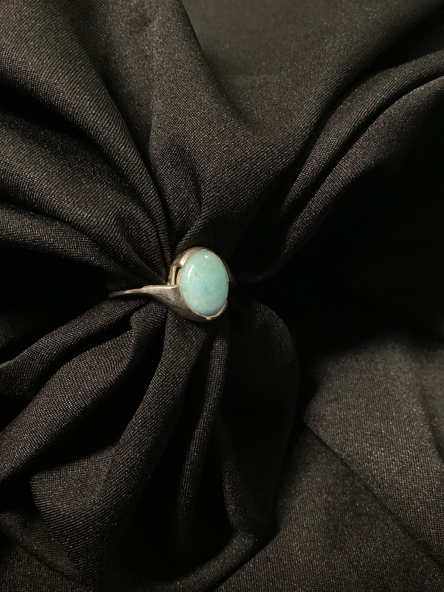 Larimar Oval Ring