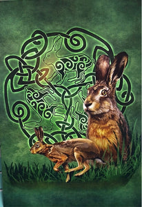 Celtic Hare Greeting Card