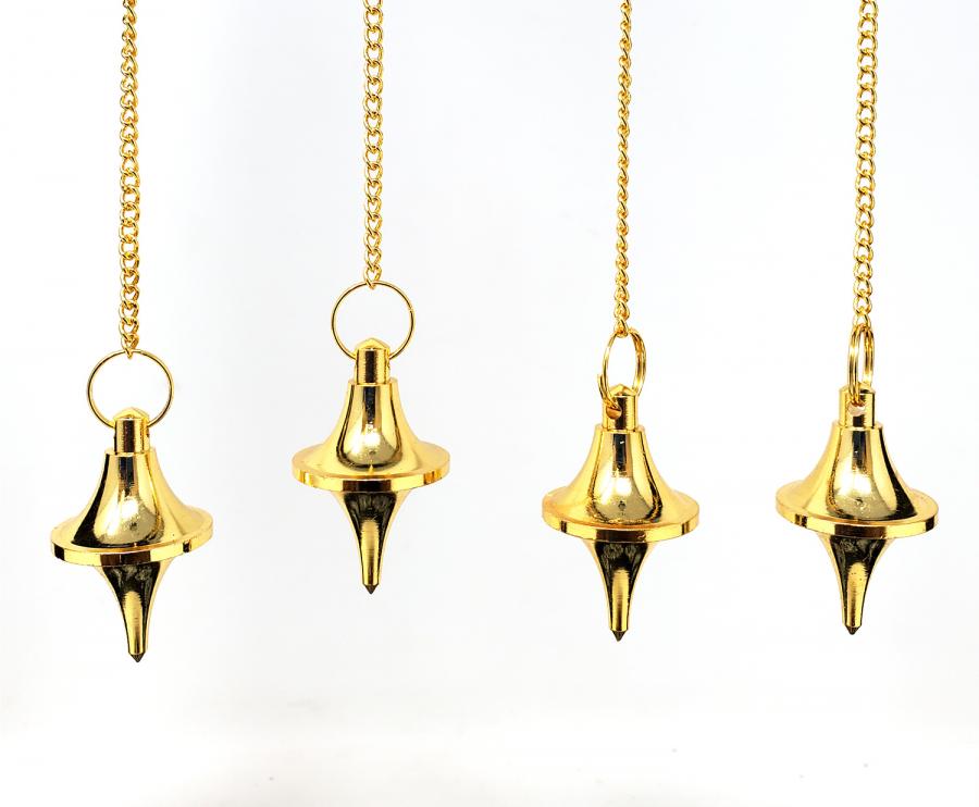 Gold Finish Pendulum with Chain