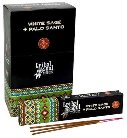 Tribal soul White Sage and Palo Santo Incense Sticks 15 Grams