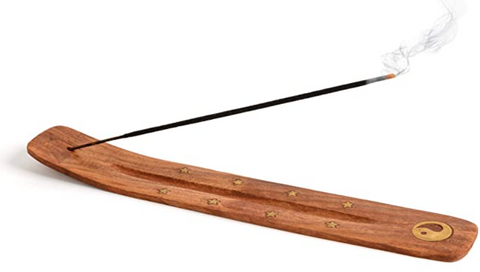Wood Incense Holder Yin and Yang