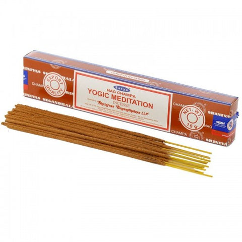 Satya Yogic Meditation Incense Sticks 15 grams